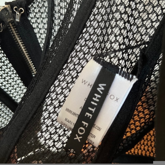 NEW White Fox Enlighten Me Bustier Black Small - Picture 6 of 7